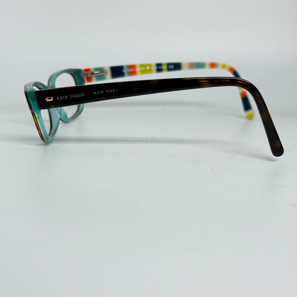 Kate Spade Woman Eyeglasses LUCYANN 0X77 53mm Tortoise Aqua‎ Striped H19599 - Picture 2 of 7